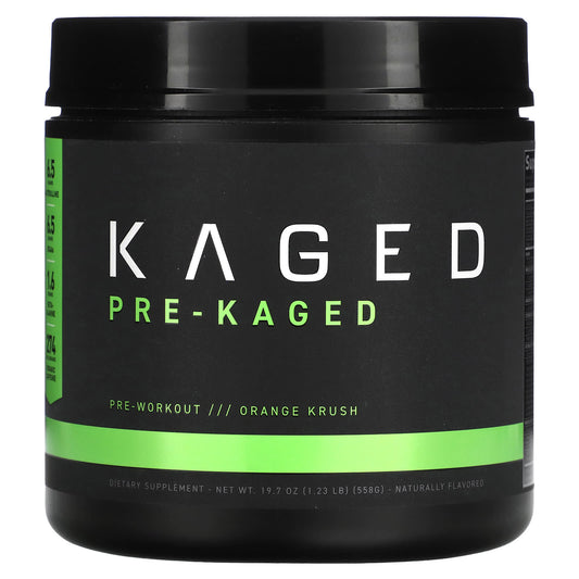 Kaged-PRE-KAGED-Pre-Workout-Orange Krush-1.23 lb (558 g)