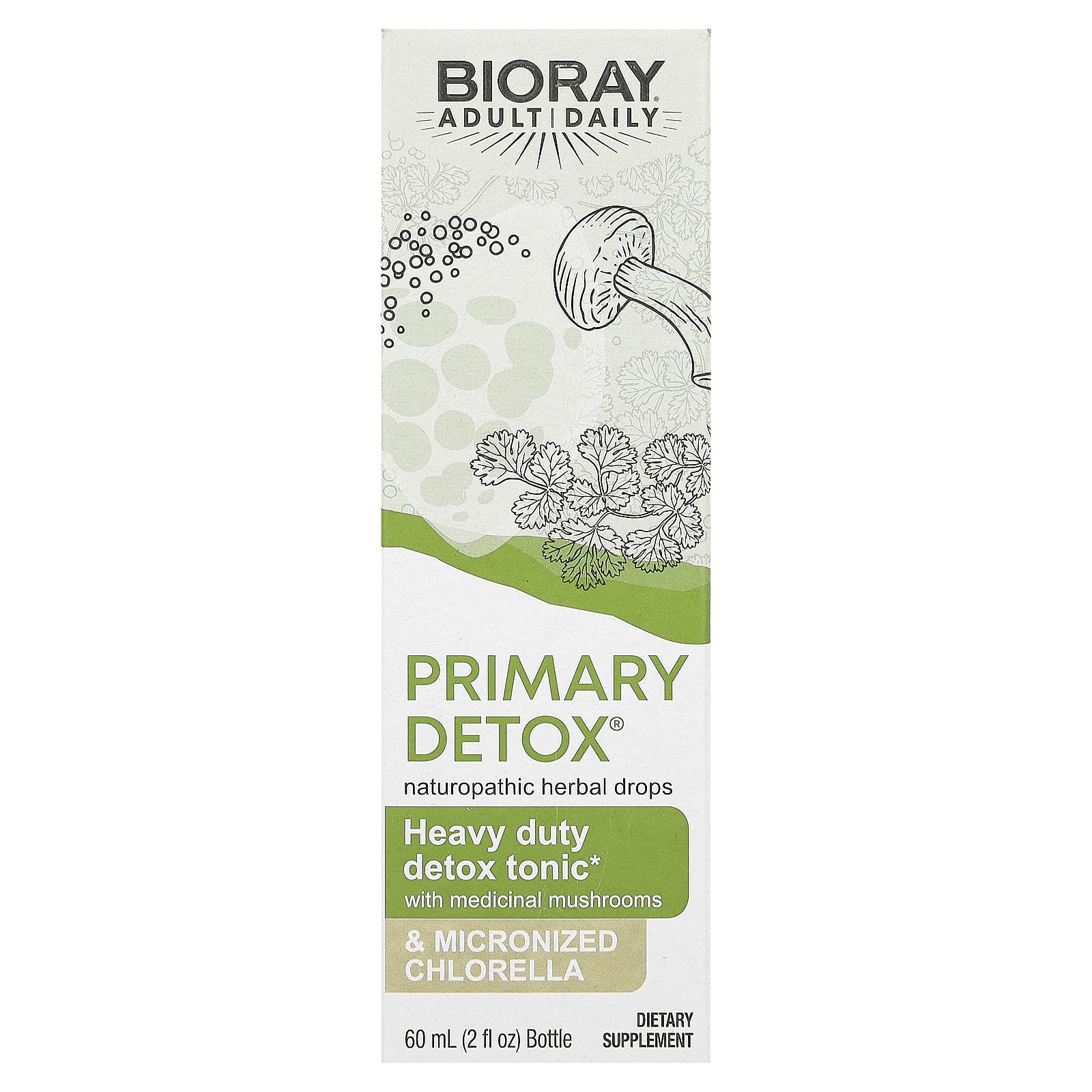 Bioray-Primary Detox-Heavy Duty Detox Tonic-Alcohol Free-2 fl oz (60 ml)