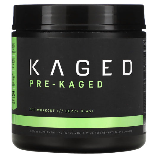 Kaged-PRE-KAGED- Pre-Workout-Berry Blast-1.29 lb (584 g)