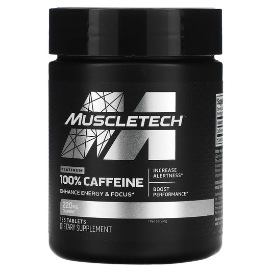 MuscleTech-Platinum 100% Caffeine-220 mg-125 Tablets