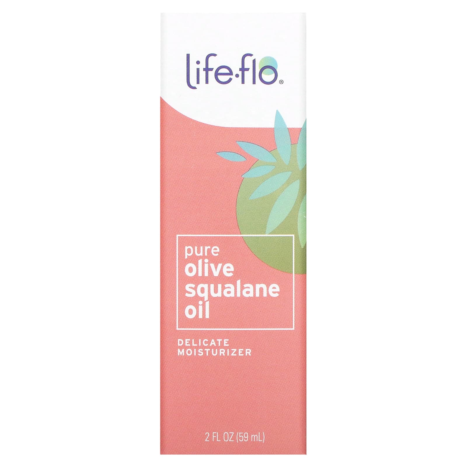 Life-flo-Pure Olive Squalane Oil-2 fl oz (59 ml)