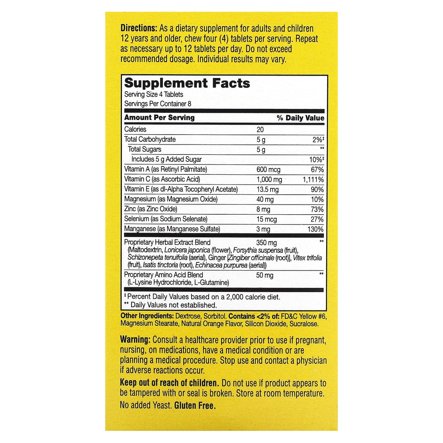 21st Century, ImmuBlast, Vitamin C, Citrus, 32 Chewable Tablets