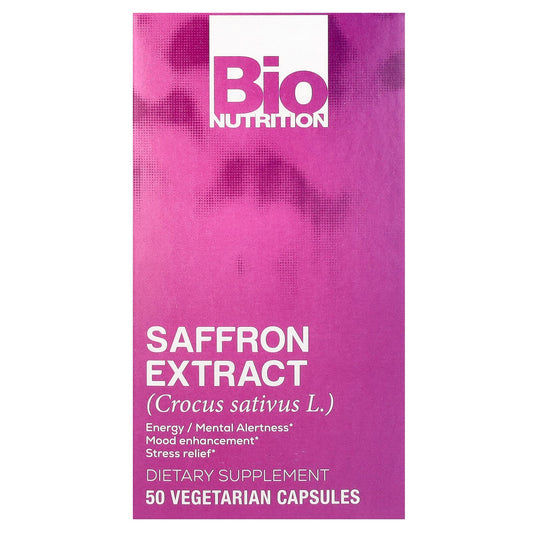 Bio Nutrition-Saffron Extract-50 Vegetarian Capsules