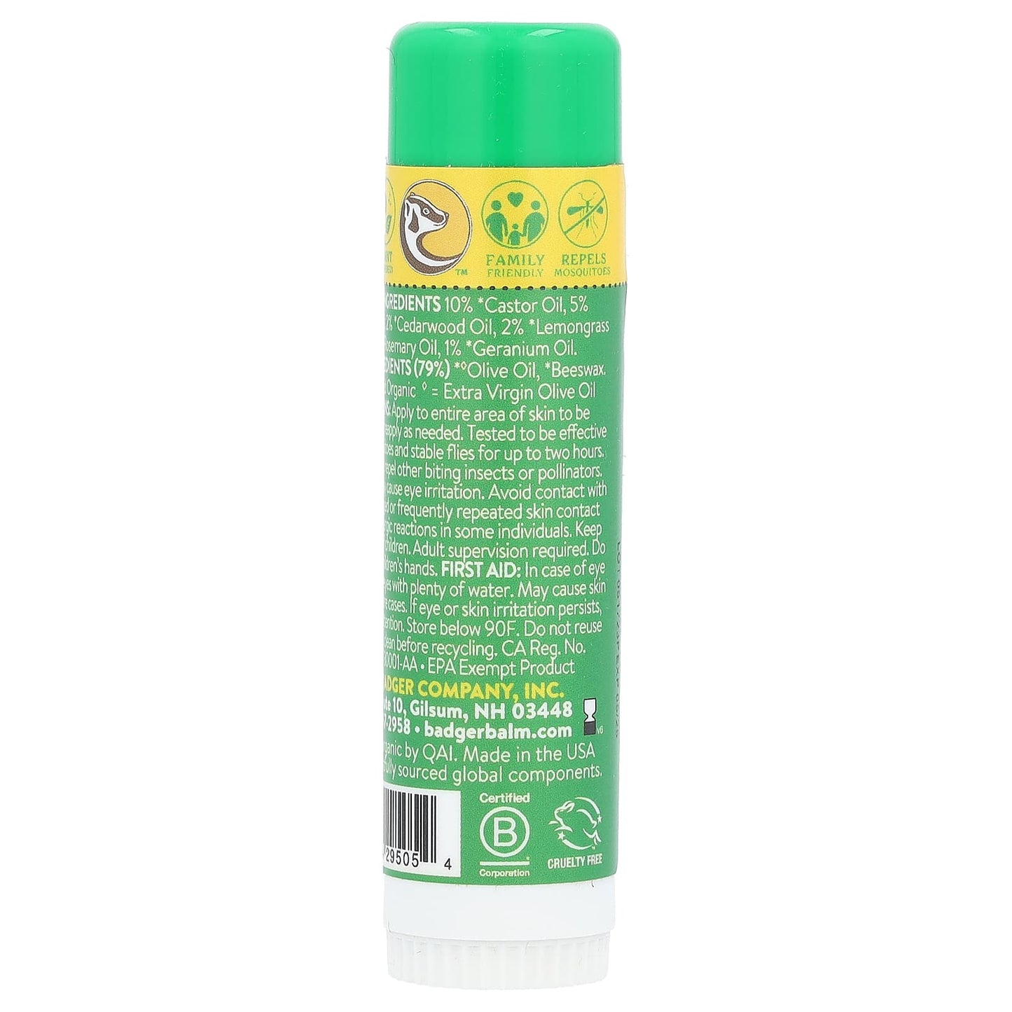 Badger Company, Anti-Bug Balm, 0.6 oz (17 g)