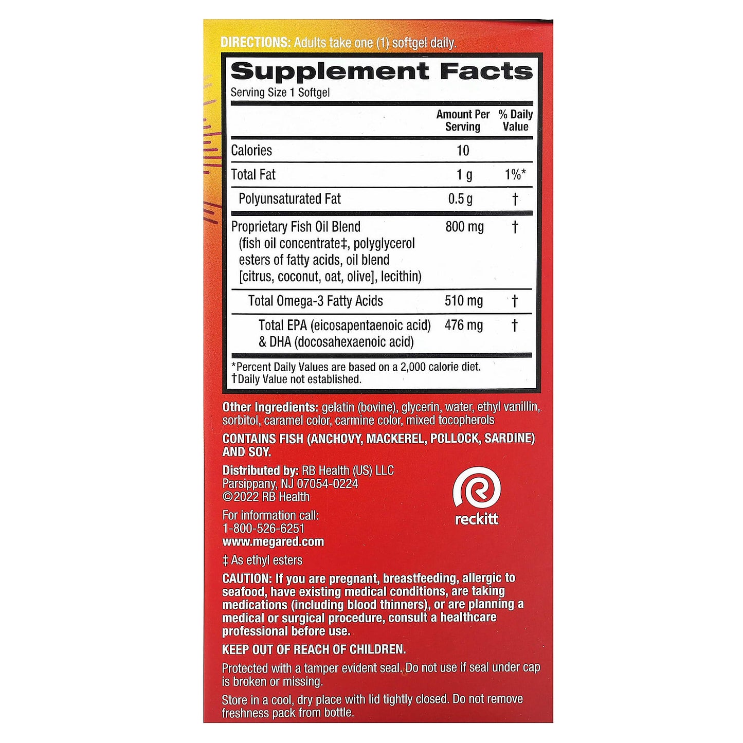 Schiff, MegaRed, Omega-3s Fish Oil, Vanilla, 800 mg, 80 Softgels