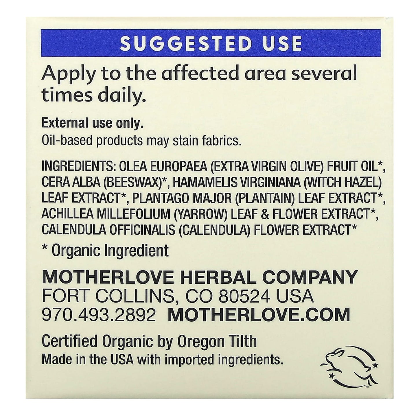 Motherlove, Mom's Bottom Bath, Postpartum, 1 fl. oz (29.5 ml)