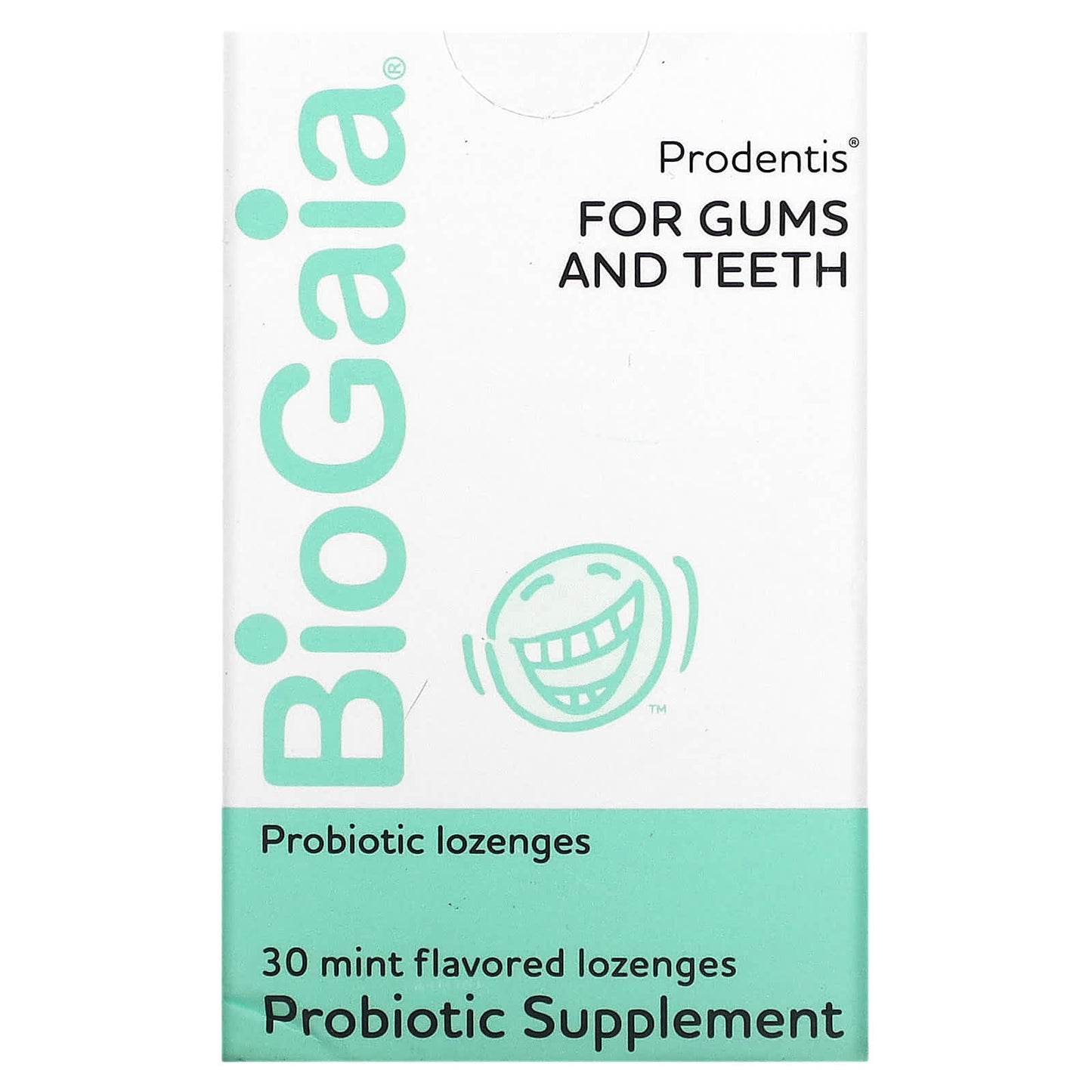 BioGaia-Prodentis For Gums And Teeth-Mint-30 Probiotic Lozenges