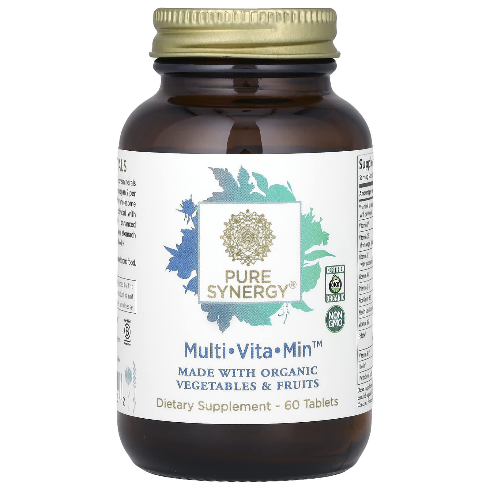 Pure Synergy-Multi-Vita-Min-60 Tablets