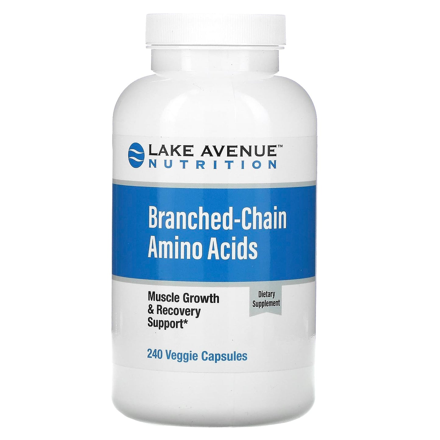 Lake Avenue Nutrition-Branched-Chain Amino Acids-240 Veggie Capsules