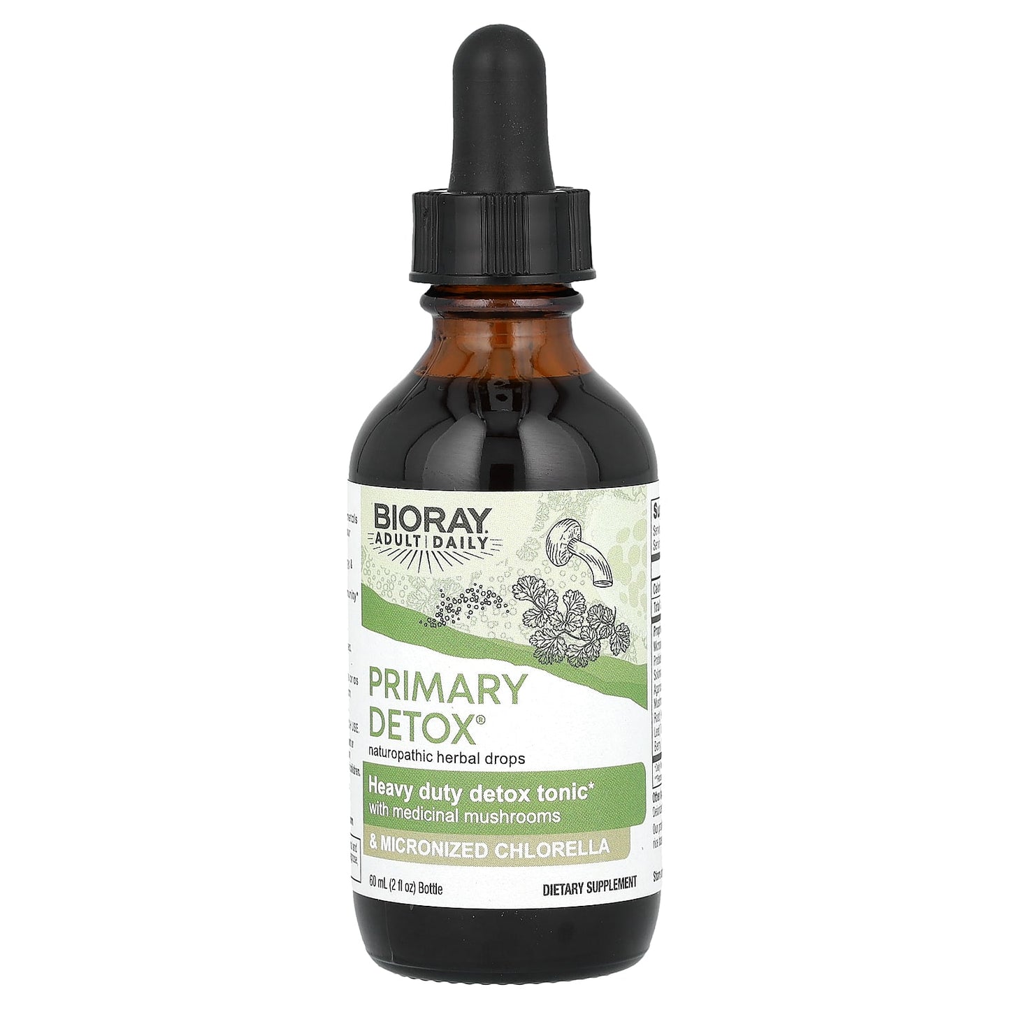 Bioray, Primary Detox, Heavy Duty Detox Tonic, Alcohol Free, 2 fl oz (60 ml)