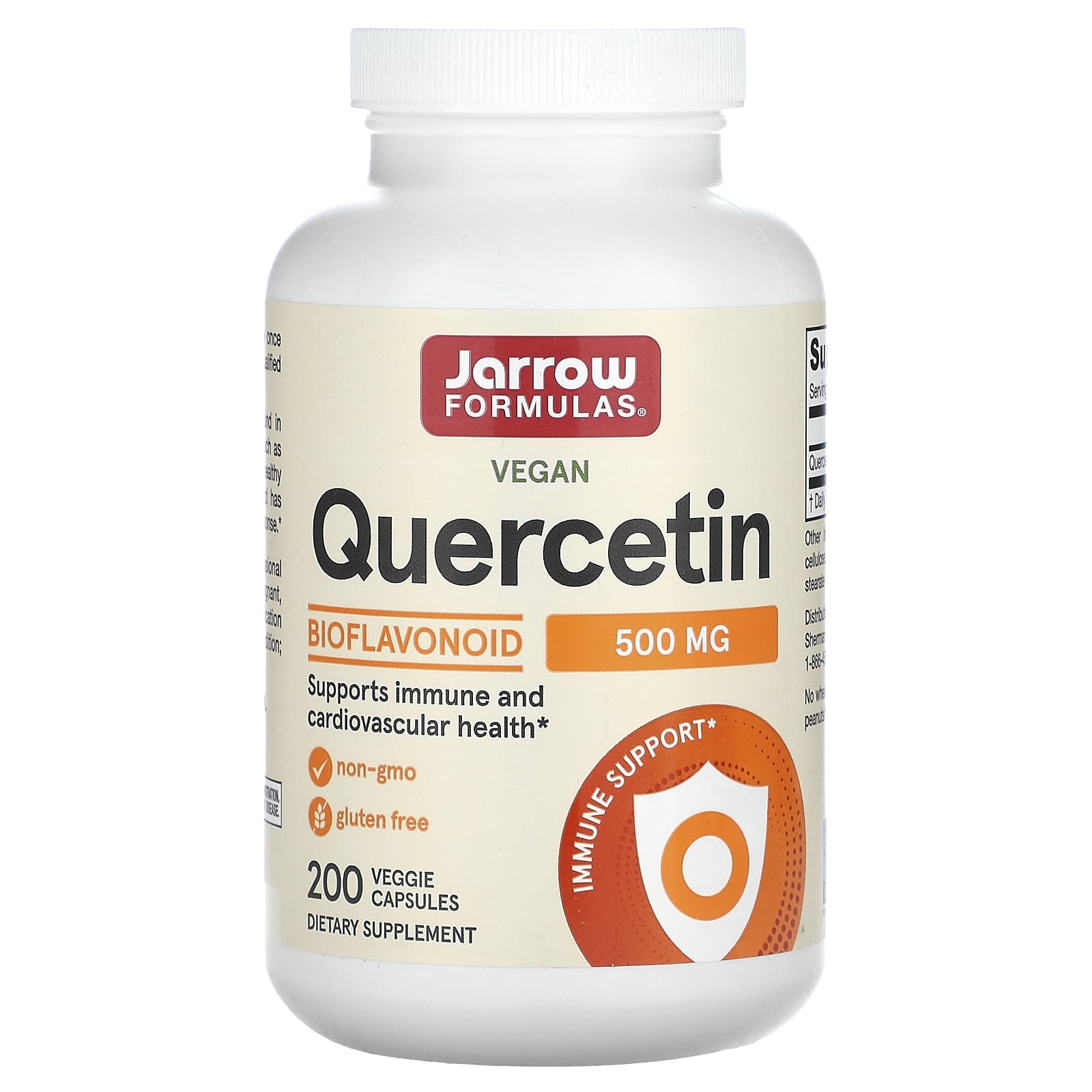 Jarrow Formulas-Quercetin-500 mg-200 Veggie Capsules