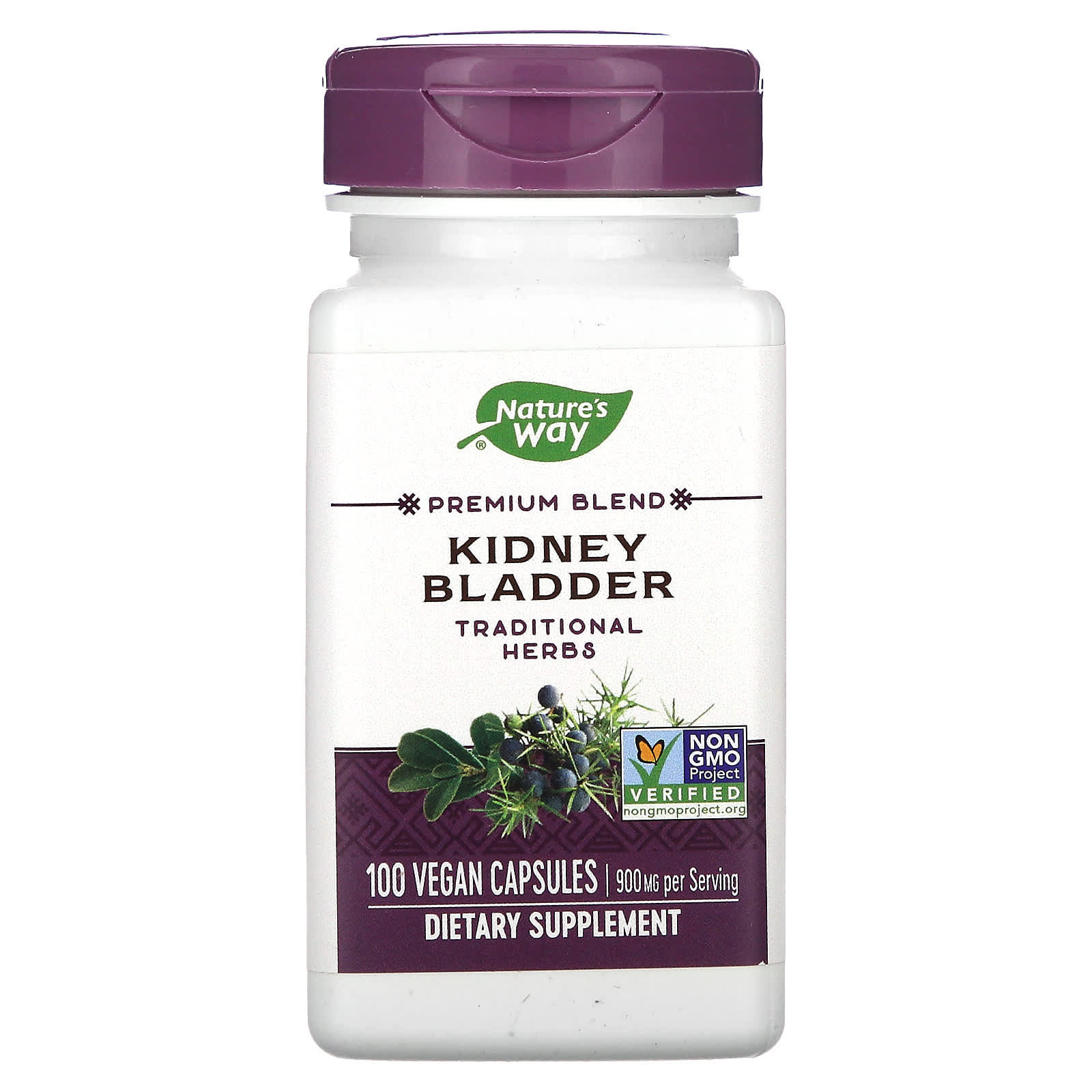 Nature's Way-Kidney Bladder-900 mg-100 Vegan Capsules (450 mg per Capsule)