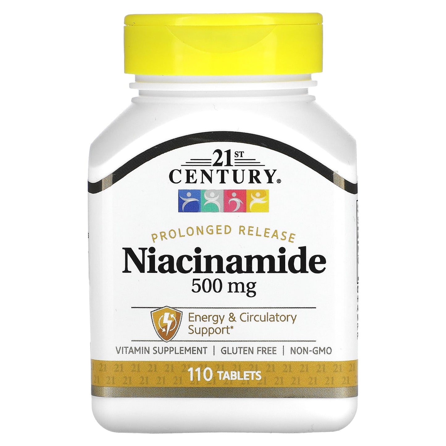 21st Century-Prolonged Release Niacinamide-500 mg-110 Tablets