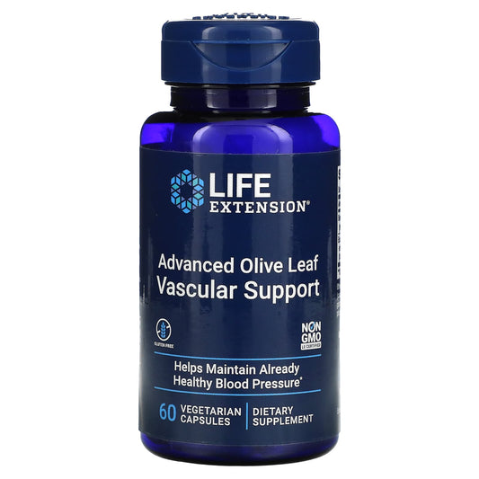 Life Extension-Advanced Olive Leaf Vascular Support -60 Vegetarian Capsules