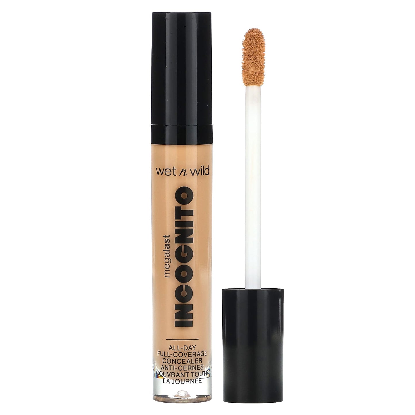 wet n wild-MegaLast-Incognito-All-Day Full Coverage Concealer-1114050 Medium Golden-0.18 fl oz (5.5 ml)