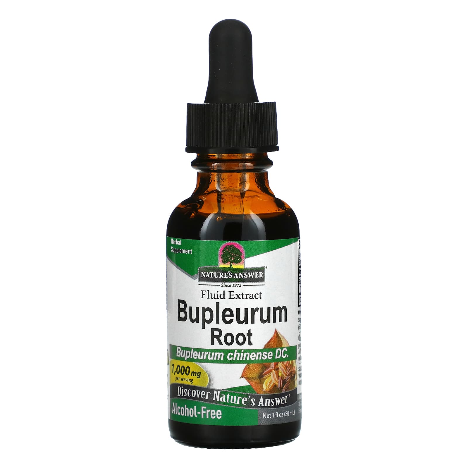 Nature's Answer-Bupleurum Root-Fluid Extract-Alcohol-Free-1,000 mg-1 fl oz (30 ml)