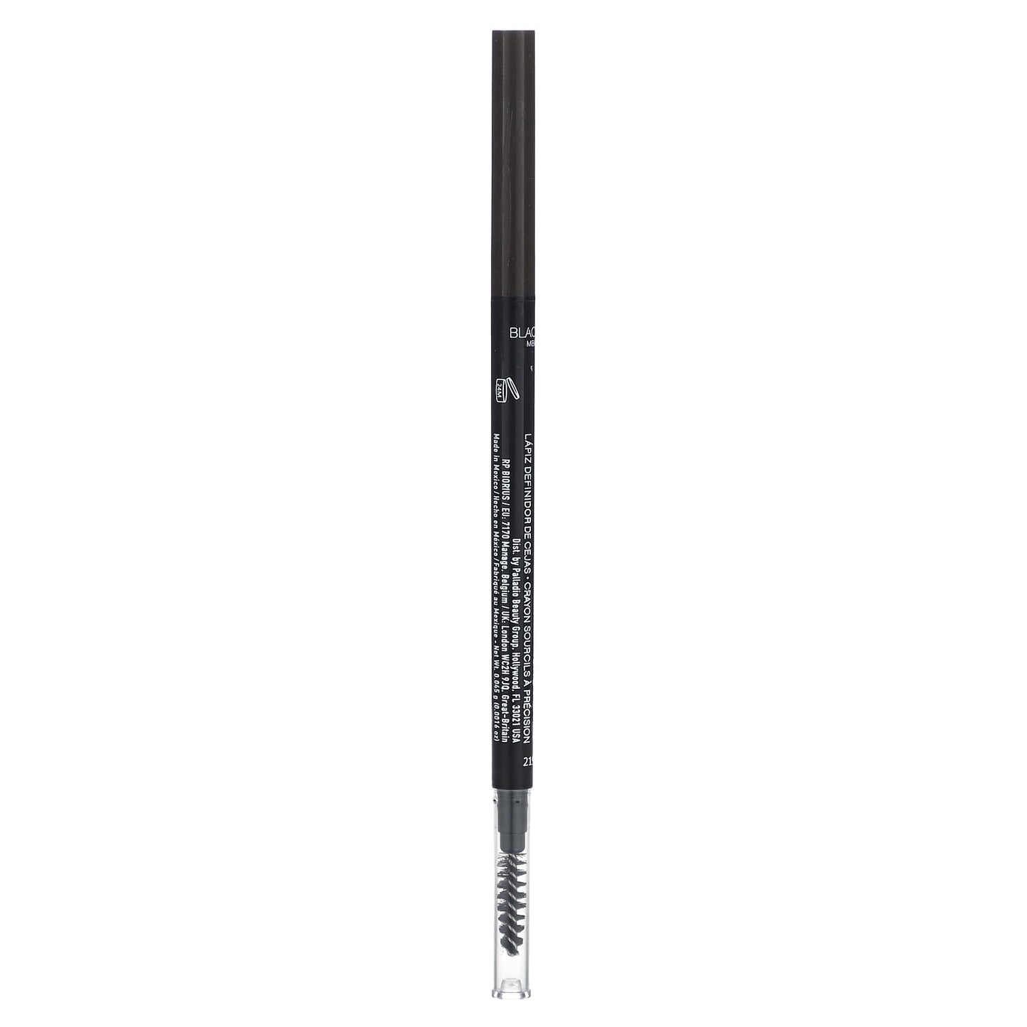 Palladio, The Brow Definer Micro Pencil, Black Brown MBR04, 0.0016 oz (0.045 g)