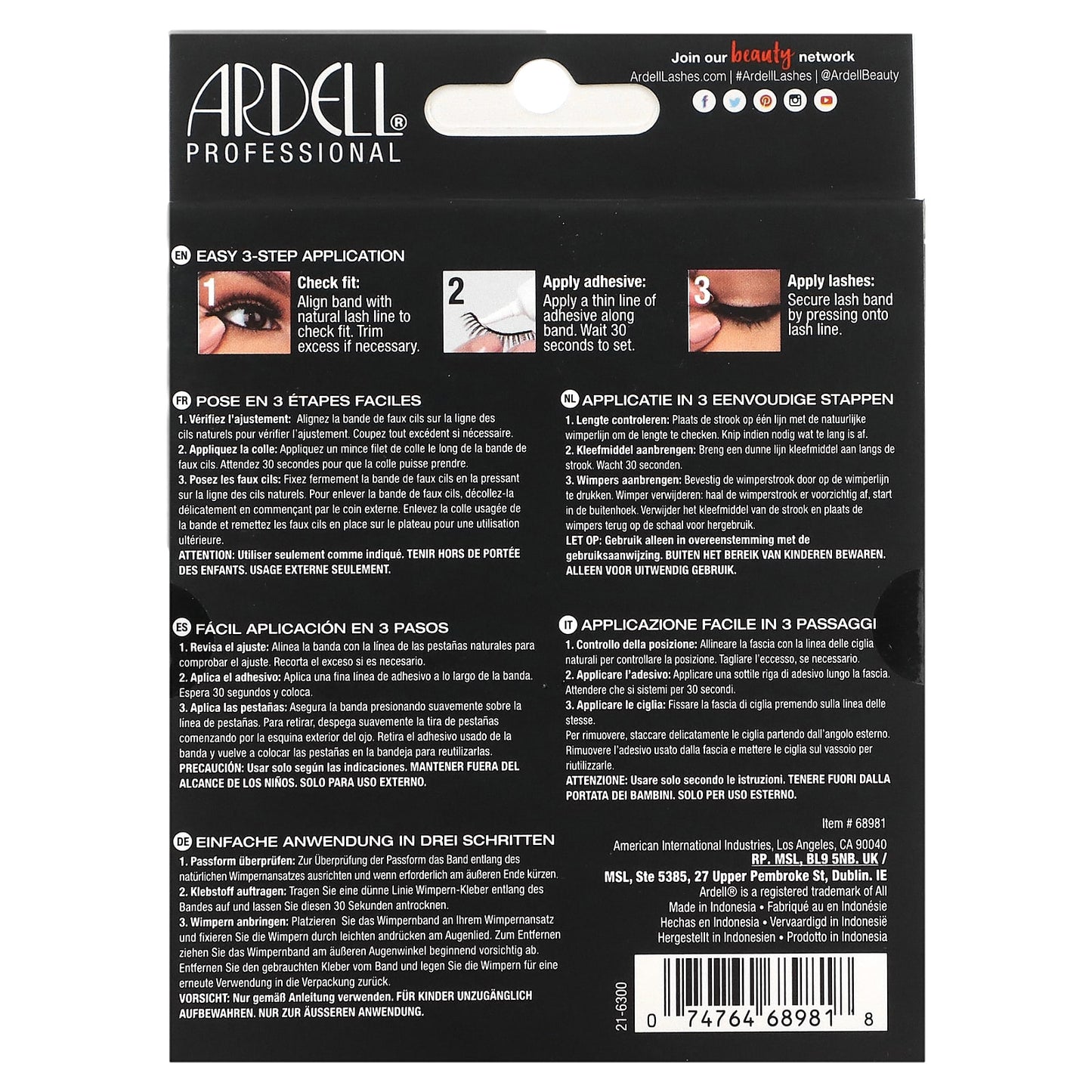 Ardell, Natural Lashes, 5 Pairs