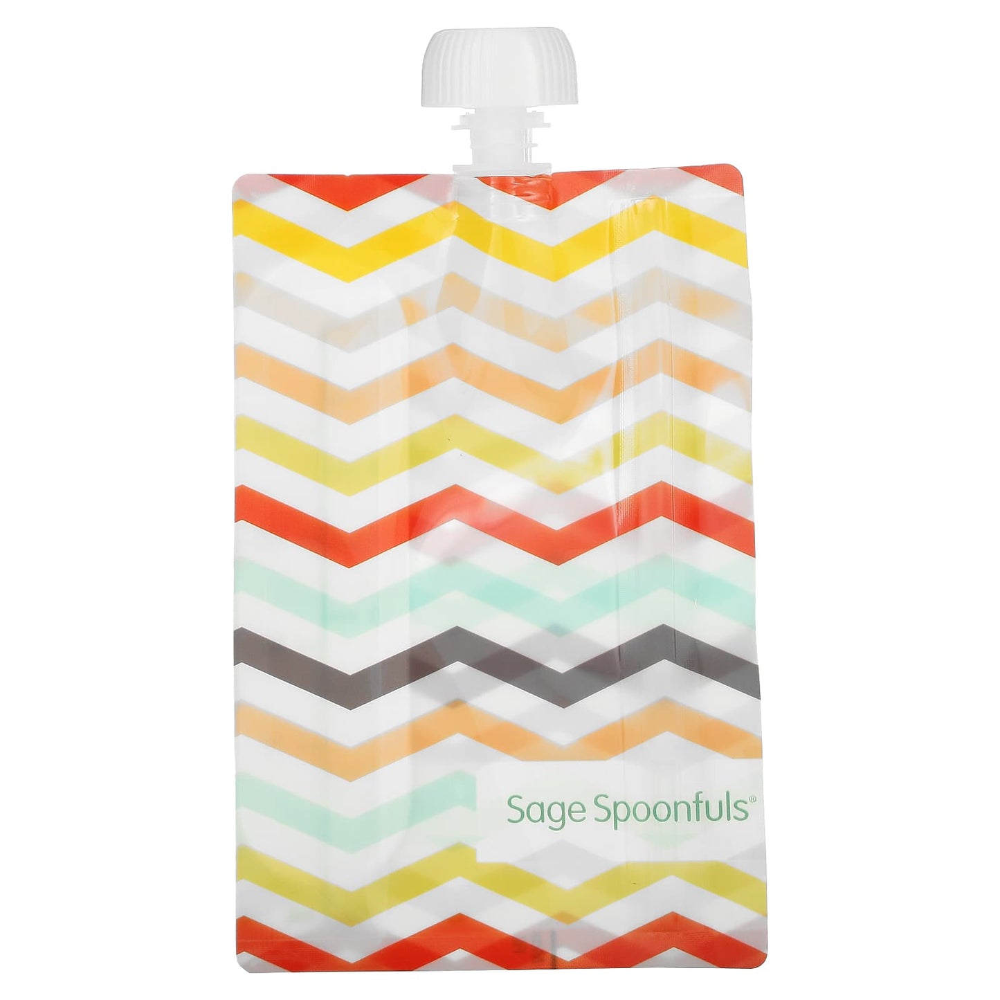 Sage Spoonfuls, Reusable Food Pouches, 4+ Months, 6 Pack