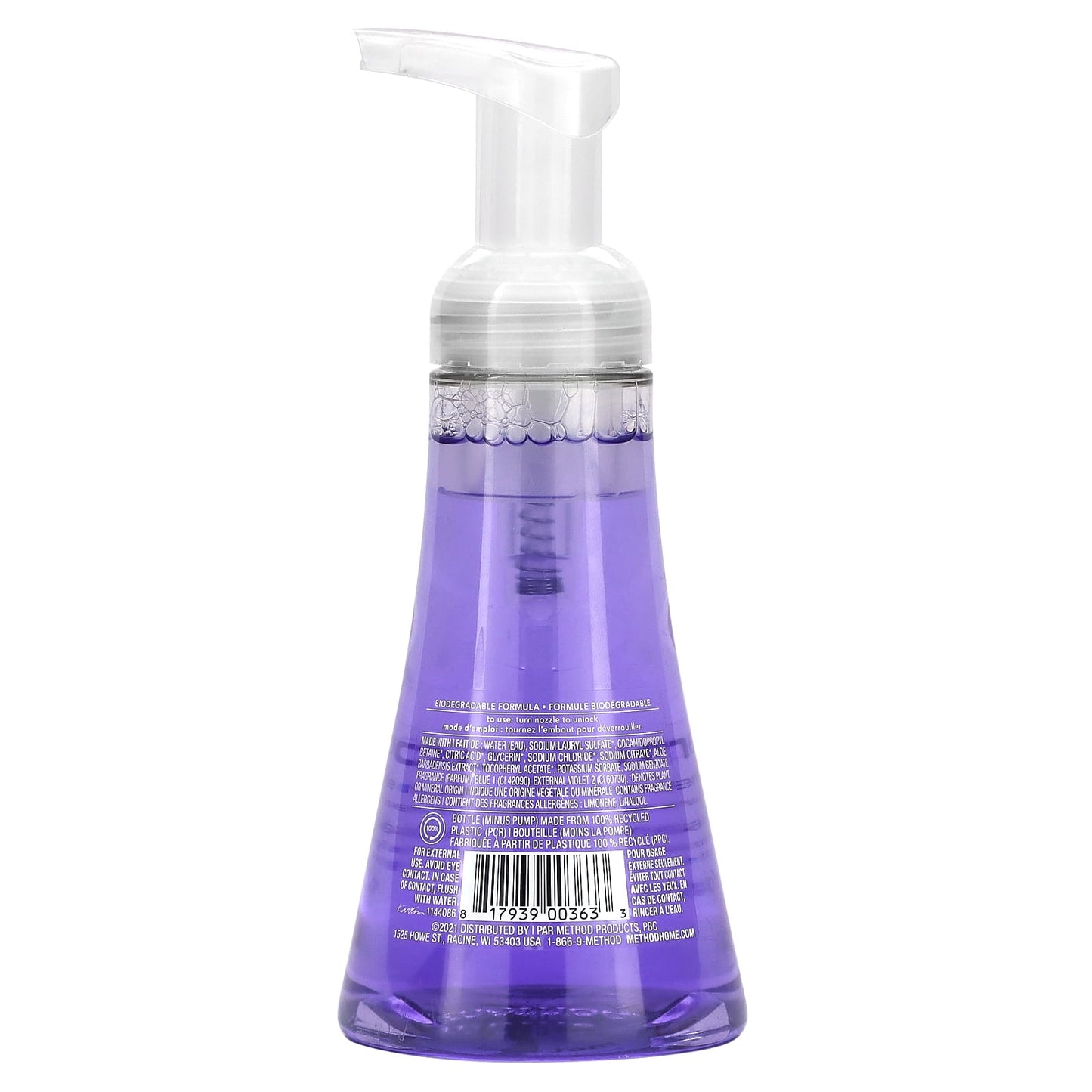 Method, Foaming Hand Wash, French Lavender, 10 fl oz (300 ml)