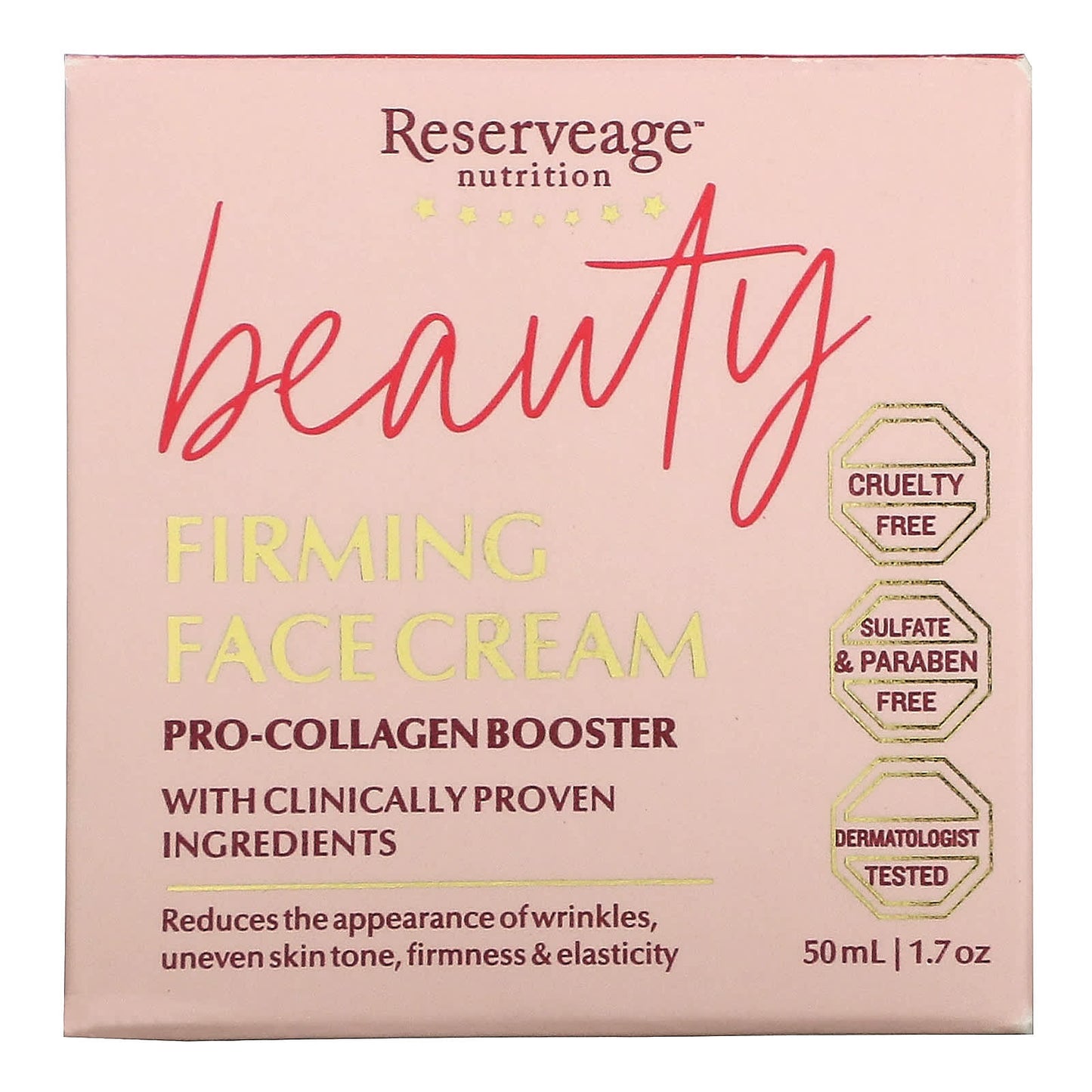 Reserveage Nutrition, Beauty Firming Face Cream, 1.7 oz (50 ml)