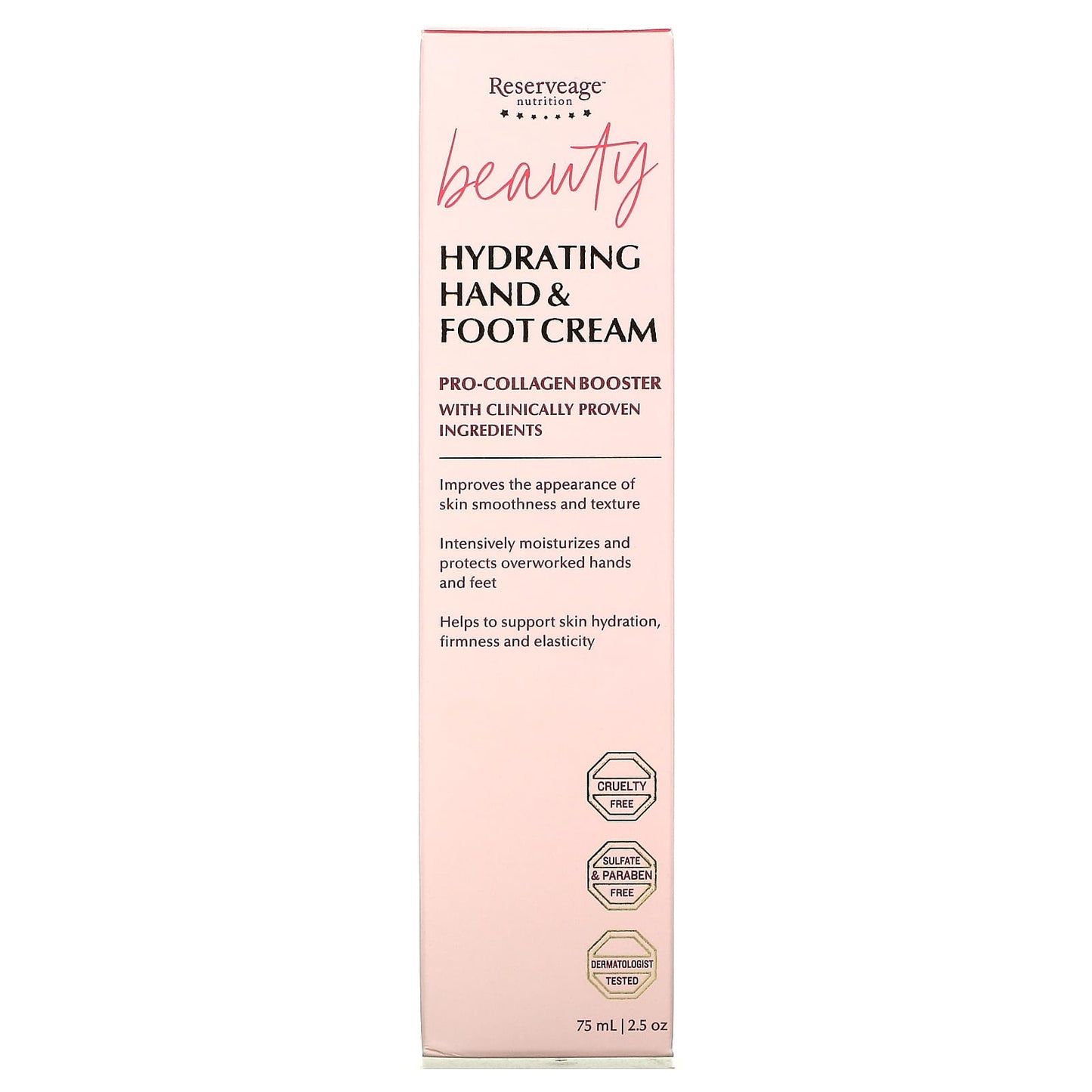 Reserveage Nutrition, Hydrating Hand & Foot Cream, 2.5 oz (75 ml)