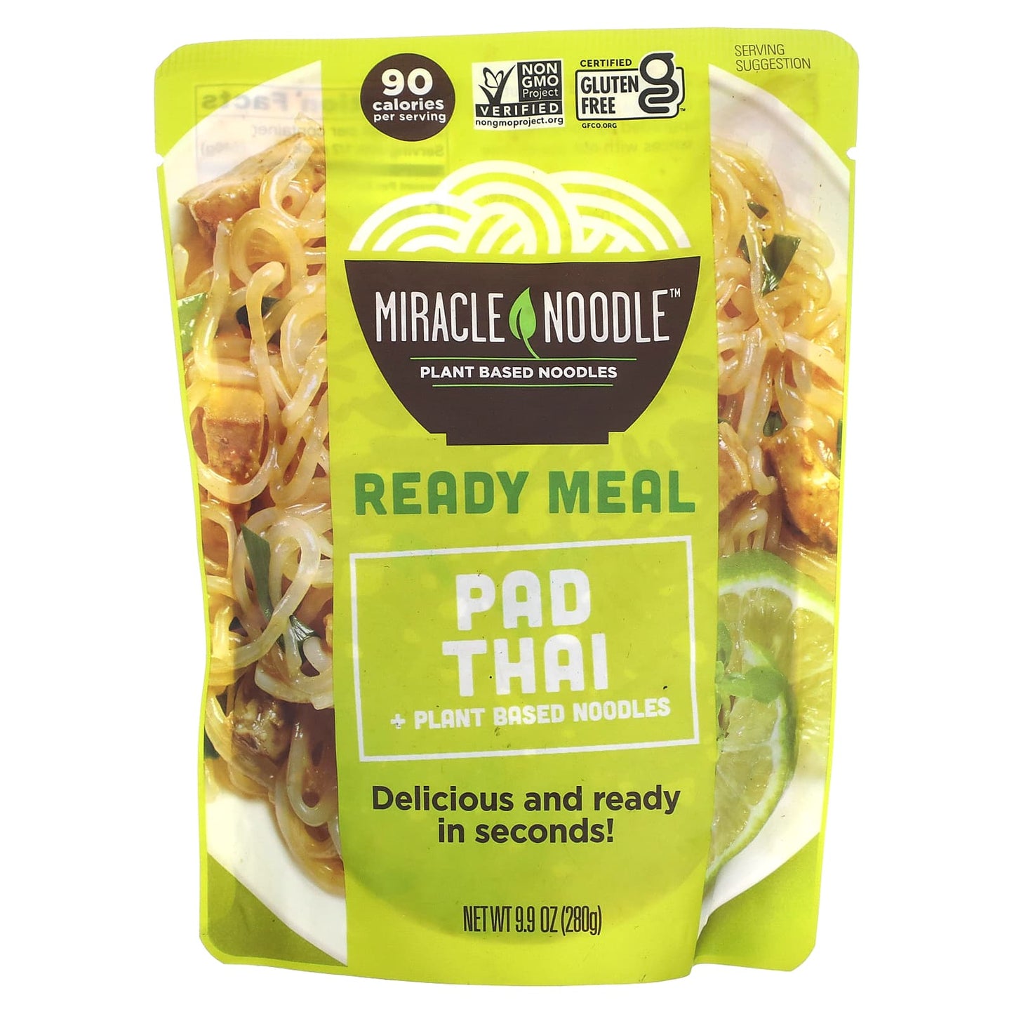 Miracle Noodle-Ready Meal-Pad Thai + Plant Based Noodles-9.9 oz (280 g)