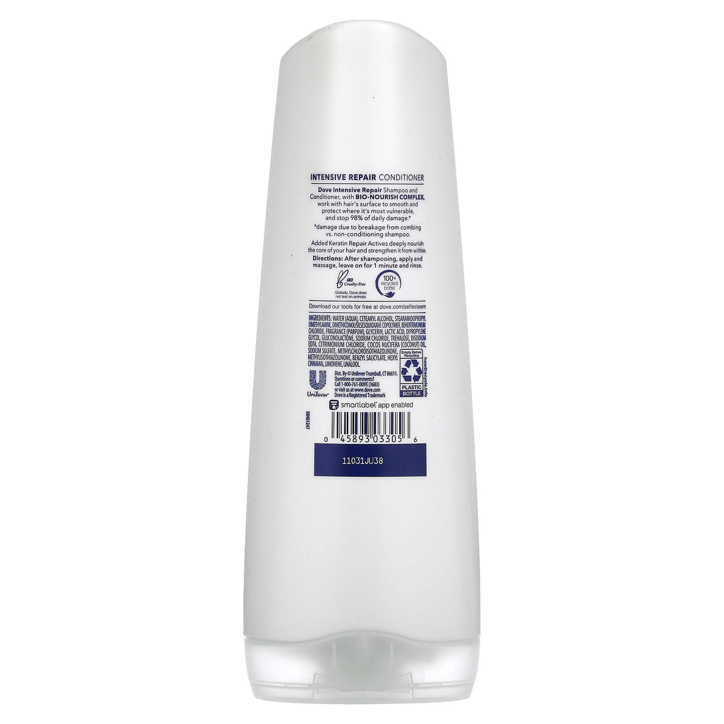 Dove, Intensive Repair Conditioner, For Damaged Hair, 12 fl oz (355 ml)