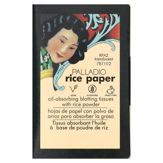 Palladio-Rice Paper-Oil-Absorbing Blotting Tissues-Translucent RPA2-40 Tissues