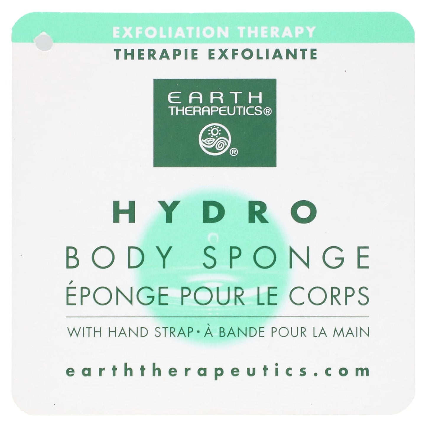 Earth Therapeutics, Hydro Body Sponge, Lavender, 1 Sponge