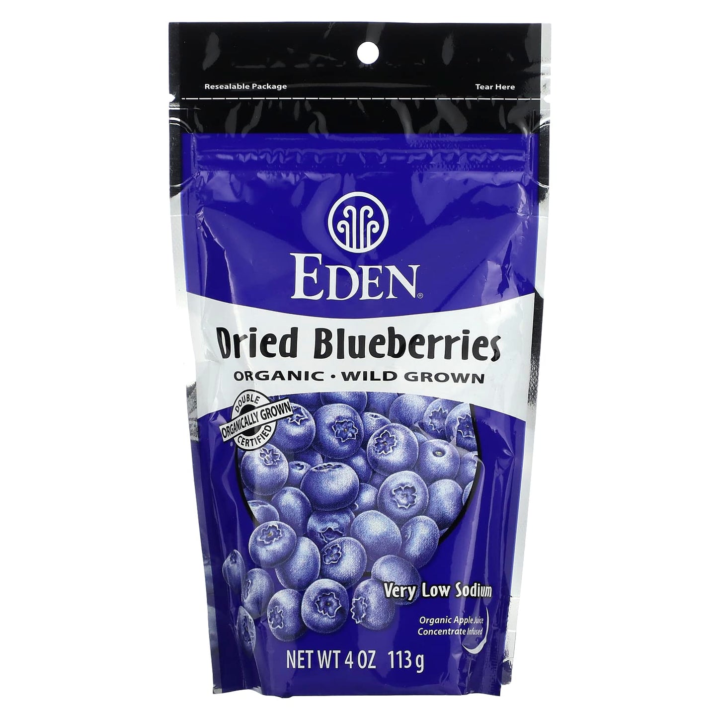 Eden Foods-Organic-Dried Blueberries-4 oz (113 g)