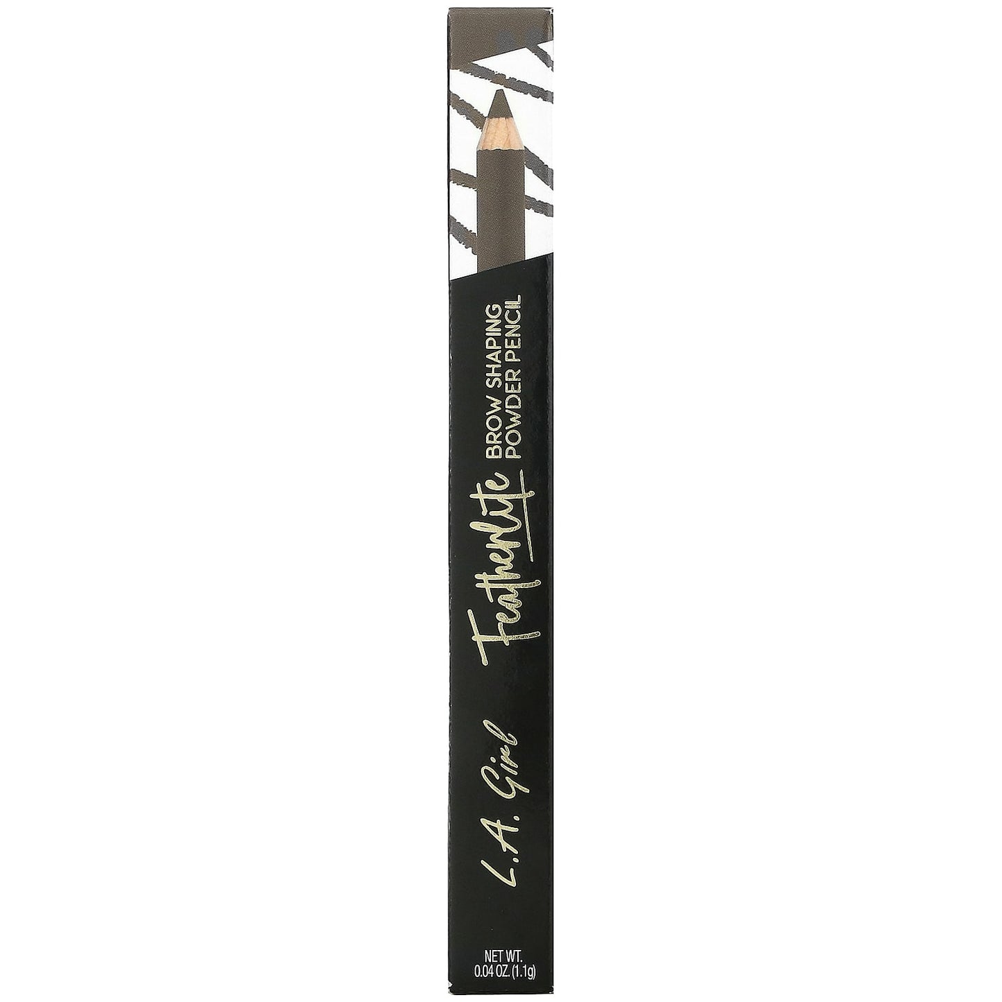 L.A. Girl, Featherlite Brow Shaping Powder Pencil, Soft Brown, 0.04 oz (1.1 g)