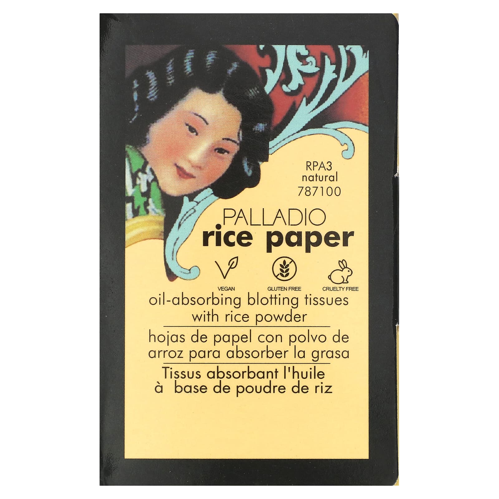 Palladio-Rice Paper-Oil-Absorbing Blotting Tissues-Natural RPA3-40 Tissues