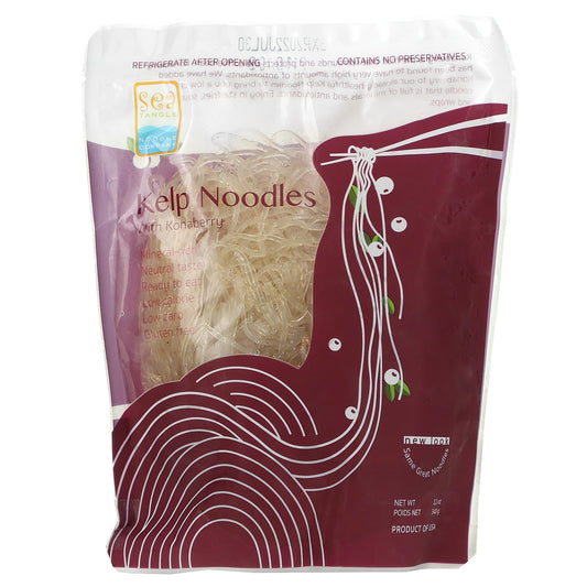 Sea Tangle Noodle Company-Kelp Noodles With Konaberry-12 oz (340 g)