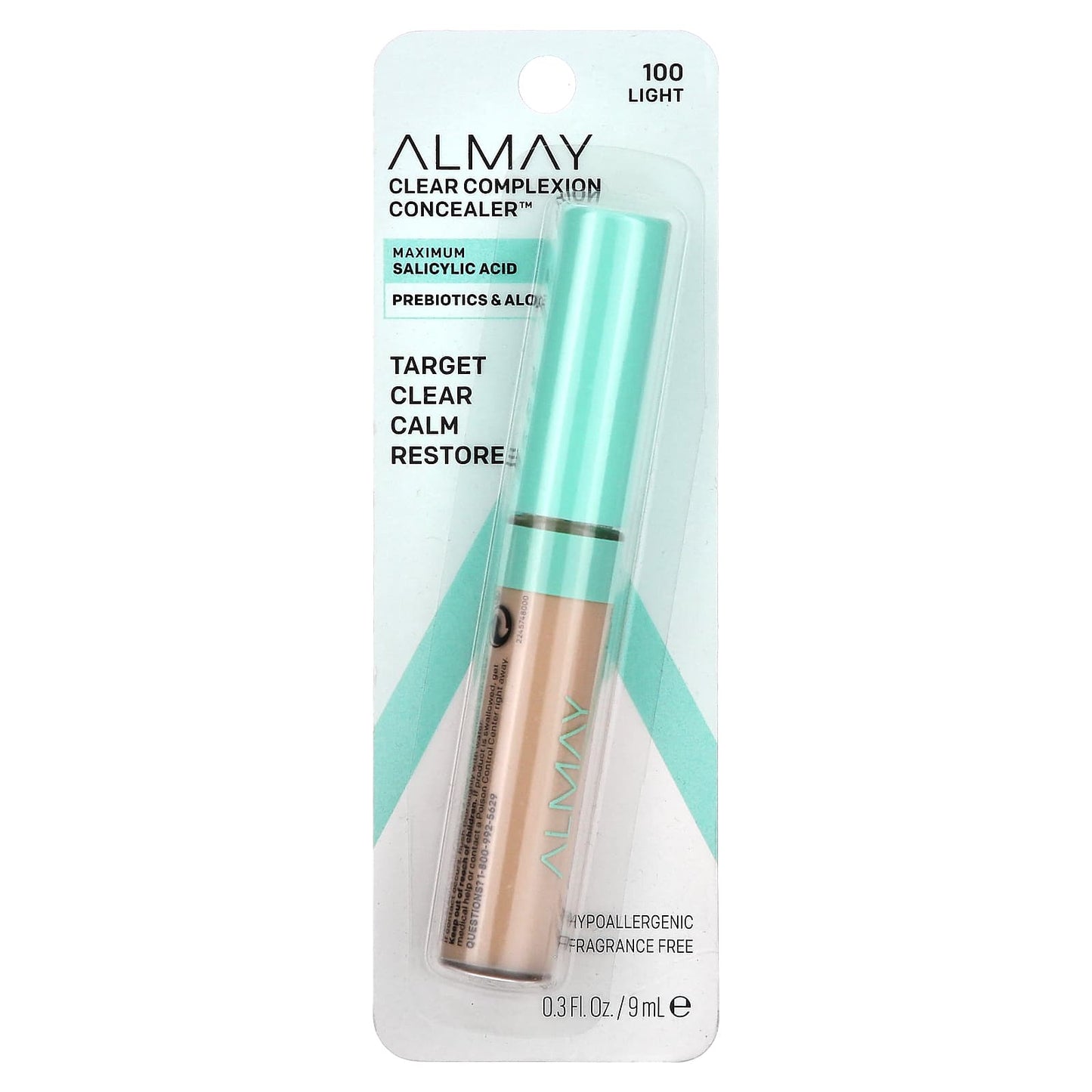 Almay, Clear Complexion Concealer, 100 Light , 0.3 fl oz (9 ml)