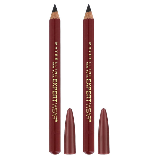 Maybelline-Expert Wear-Twin Eye & Brow-101 Velvet Black-2 Pencils-.03 oz (900 mg) Each