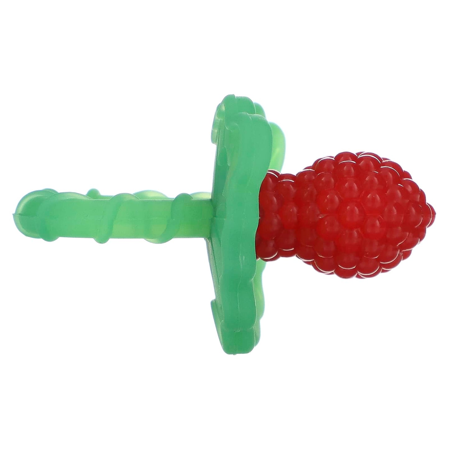 RaZbaby, RaZ-berry Teether, 3 Months+, Green/Red, 1 Count