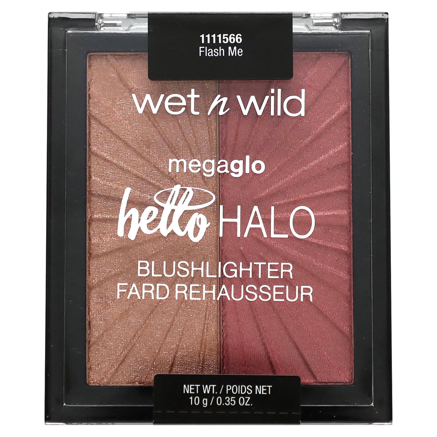 wet n wild, MegaGlo, Hello Halo Blushlighter, Flash Me, 0.35 oz (10 g)