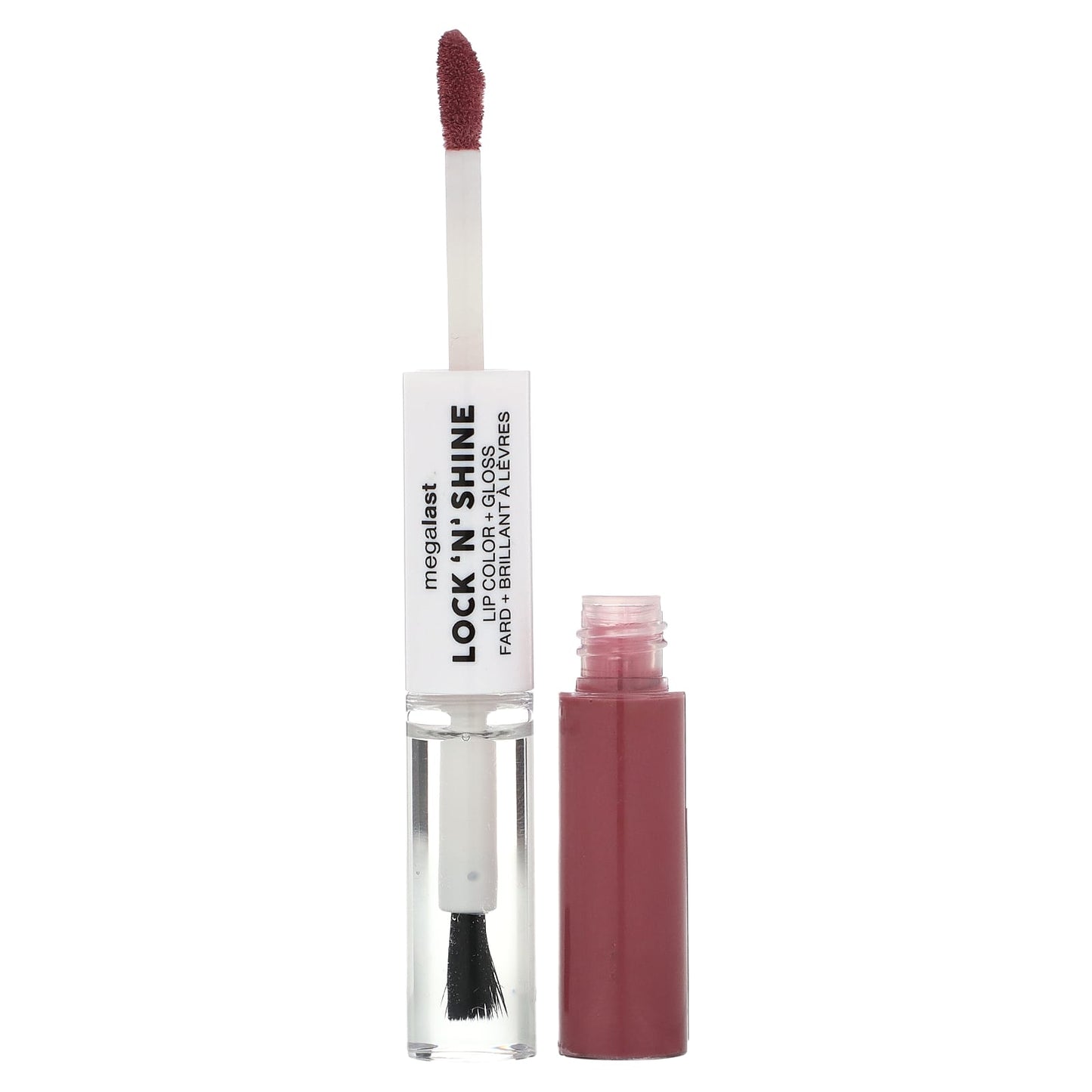 wet n wild-MegaLast-Lock 'N' Shine-Lip Color + Gloss-Pinky Promise-0.26 fl oz (8 ml)