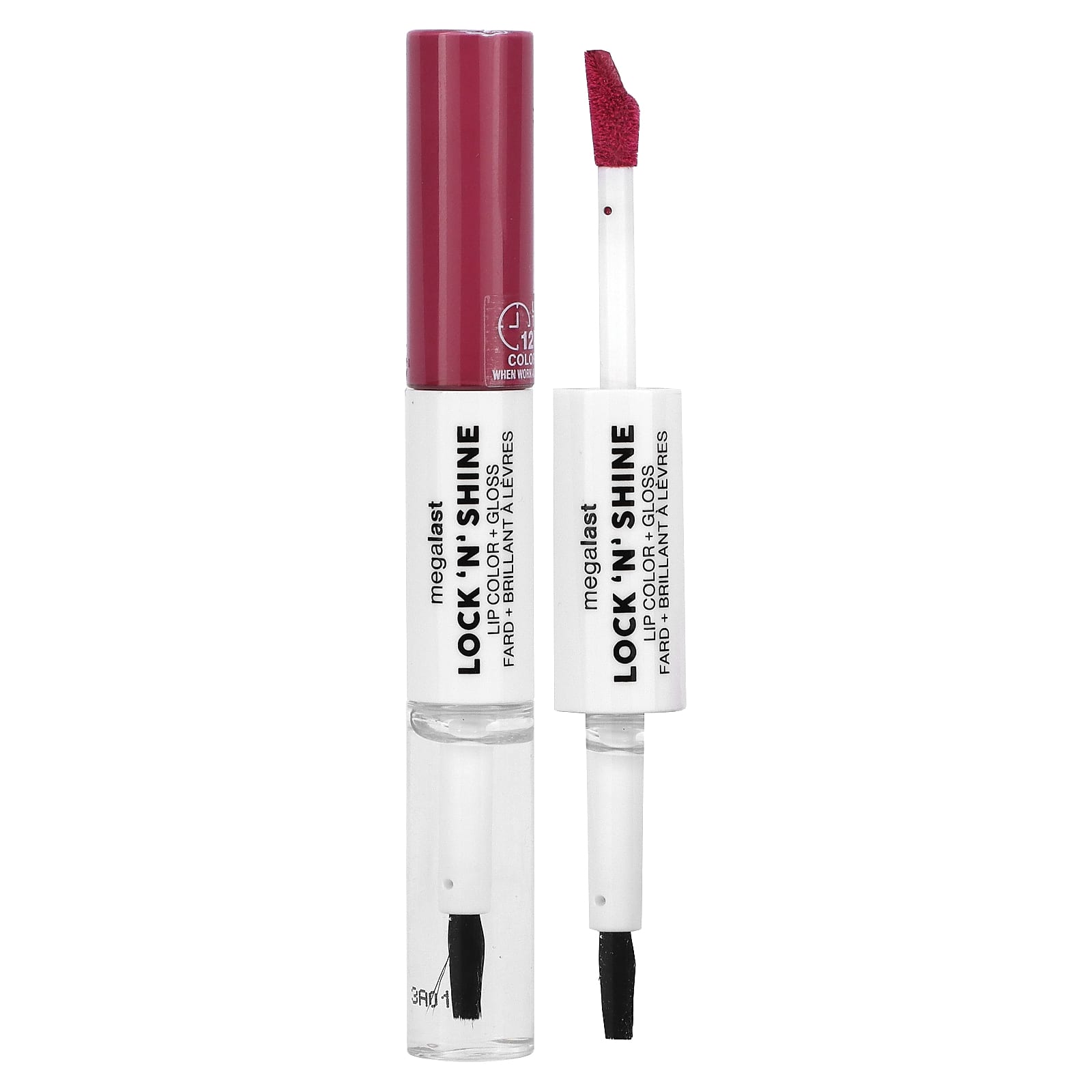 wet n wild-Megalast-Lock 'N' Shine-Lip Color + Gloss-LA Pink-0.13 fl oz (4 ml) Each