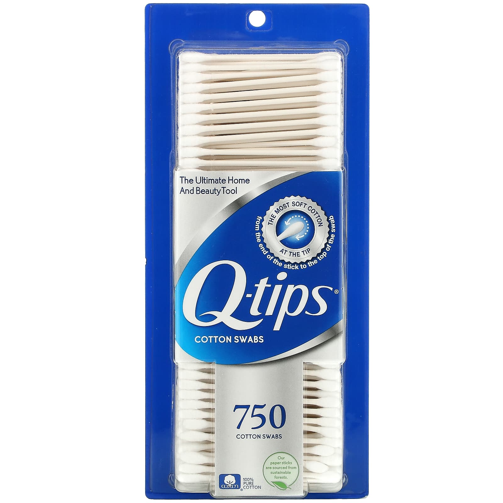 Q-tips-Cotton Swabs-750 Swabs