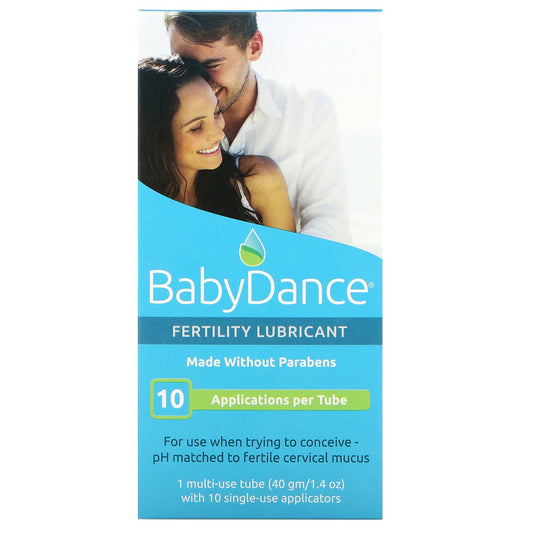 Fairhaven Health-Baby Dance-Fertility Lubricant-1 Multi-Use Tube with 10 Single-Use Applicators