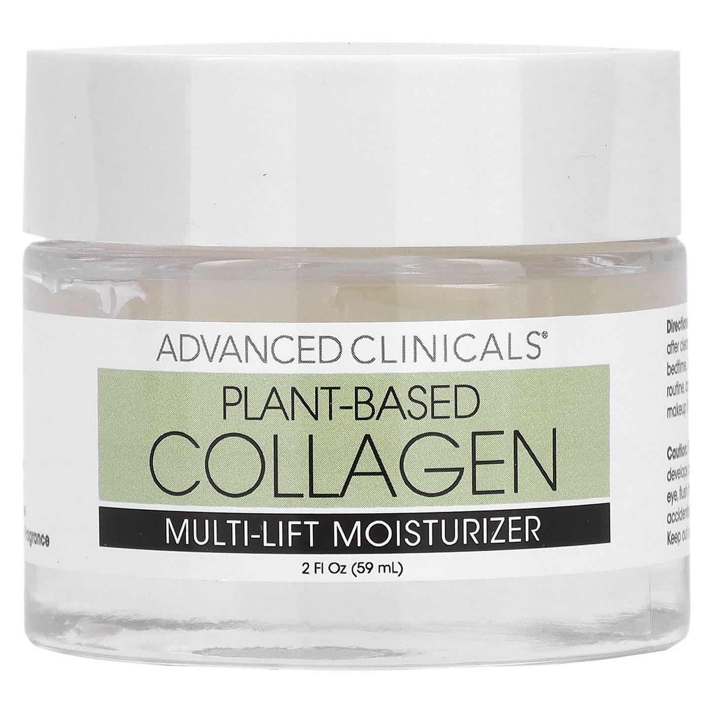 Advanced Clinicals-Plant Based Collagen-Multi-Lift Moisturizer-2 fl oz (59 ml)