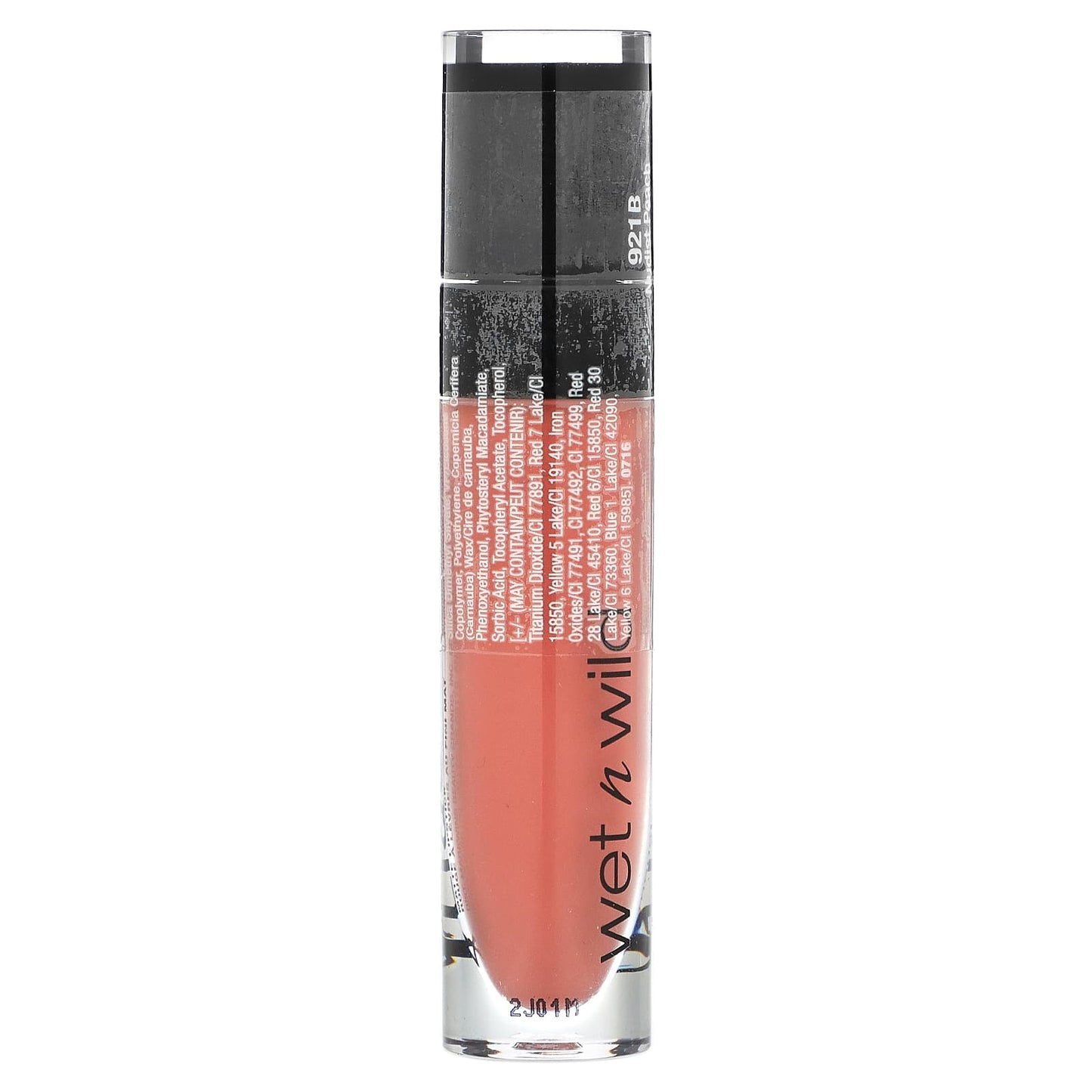 wet n wild, MegaLast, Liquid Catsuit, Matte Lipstick, 921B Nudist Peach, 0.21 oz (6 g)