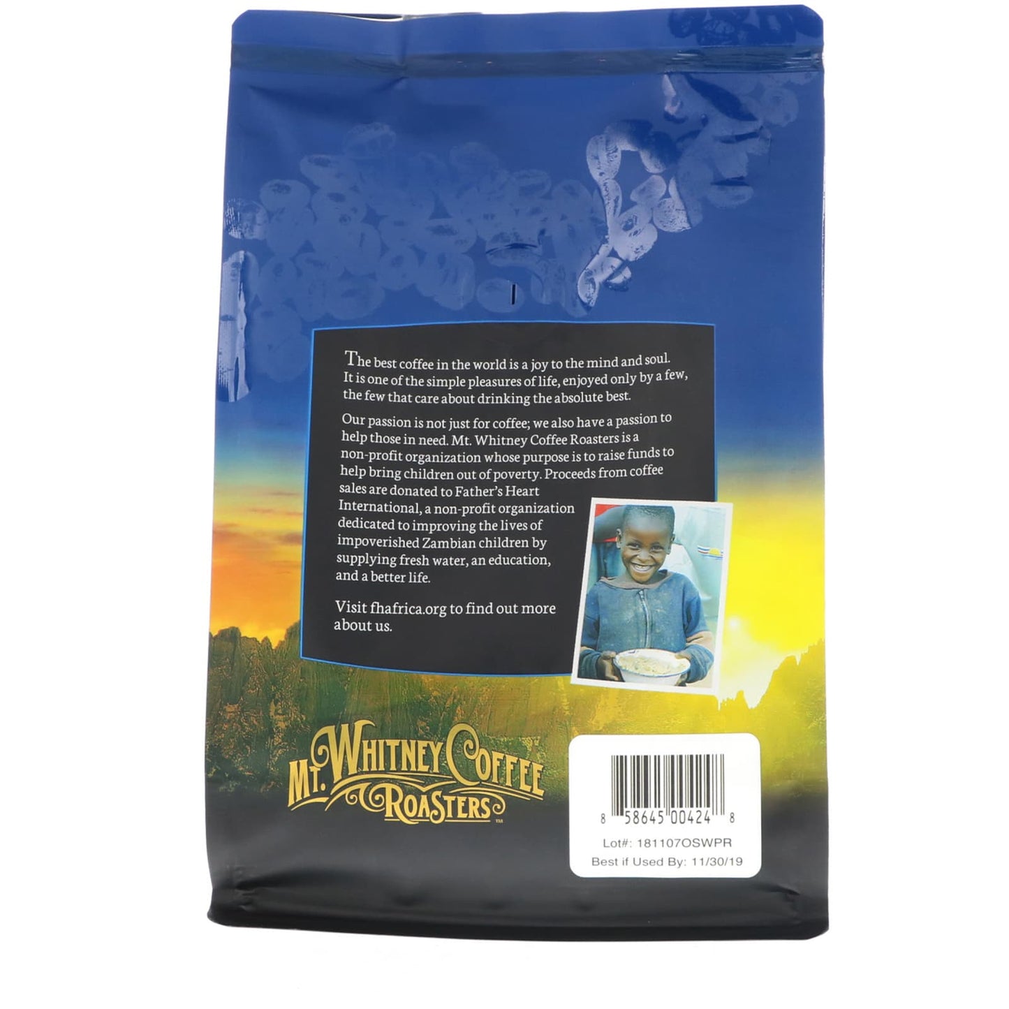 Mt. Whitney Coffee Roasters, Organic Peru Decaf, Ground Coffee, Medium Roast, 12 oz (340 g)