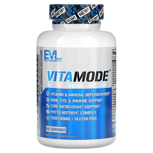 EVLution Nutrition-VitaMode-High Performance Multivitamin-120 Tablets