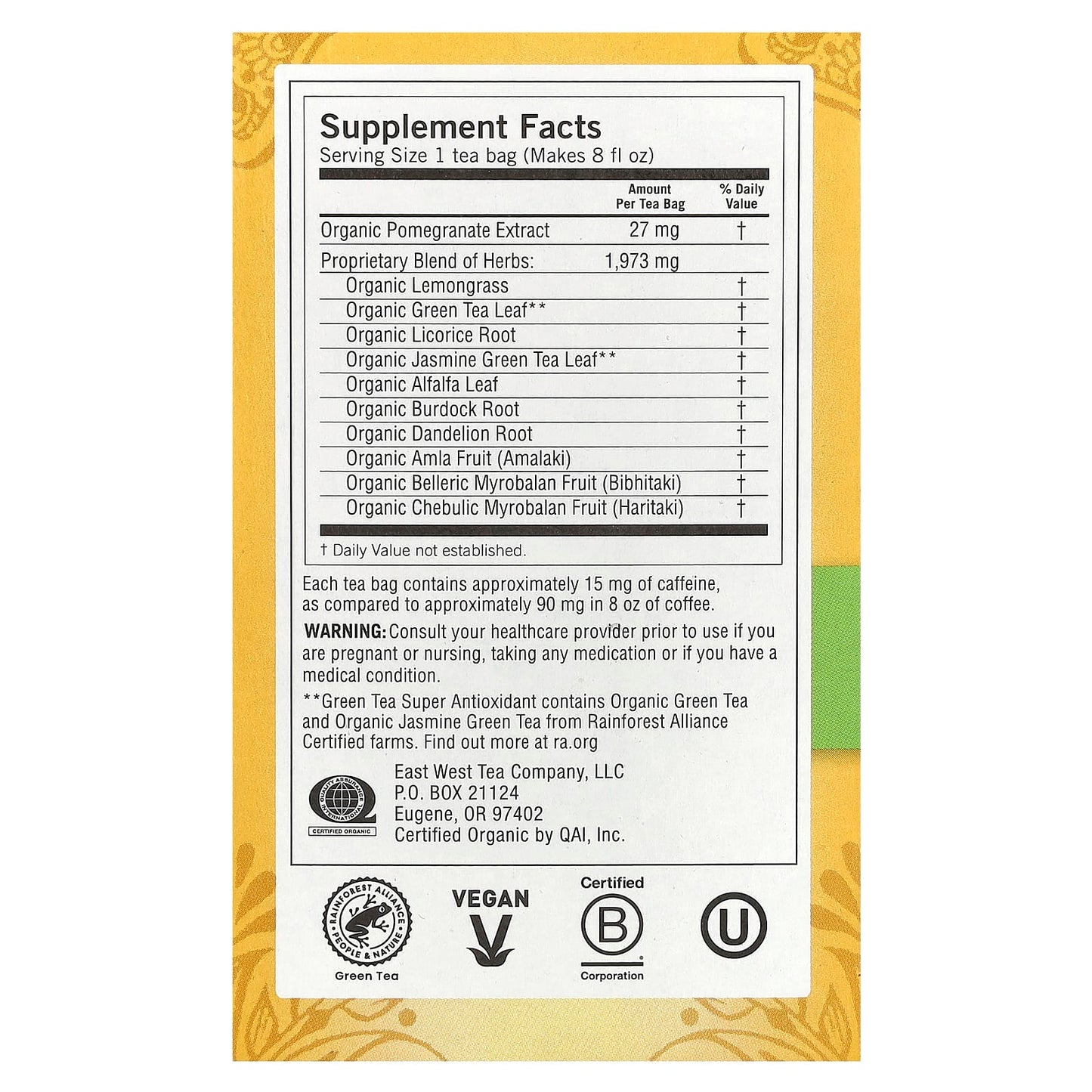 Yogi Tea, Green Tea Super Antioxidant, 16 Tea Bags, 1.12 oz (32 g)