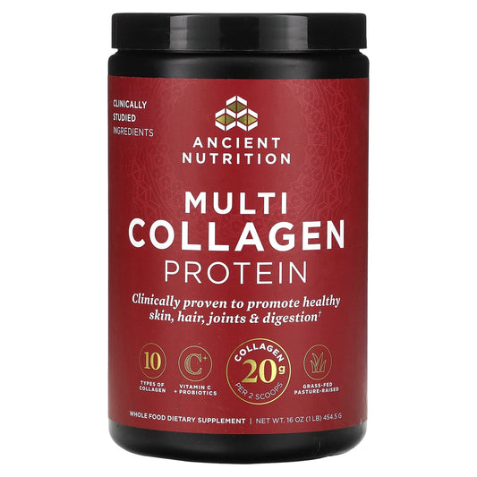 Ancient Nutrition-Multi Collagen Protein-1 lb (454.5 g)