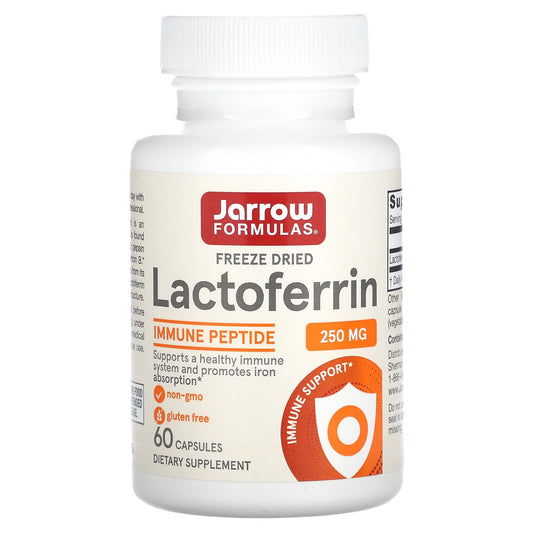 Jarrow Formulas-Lactoferrin-Freeze Dried-250 mg-60 Capsules