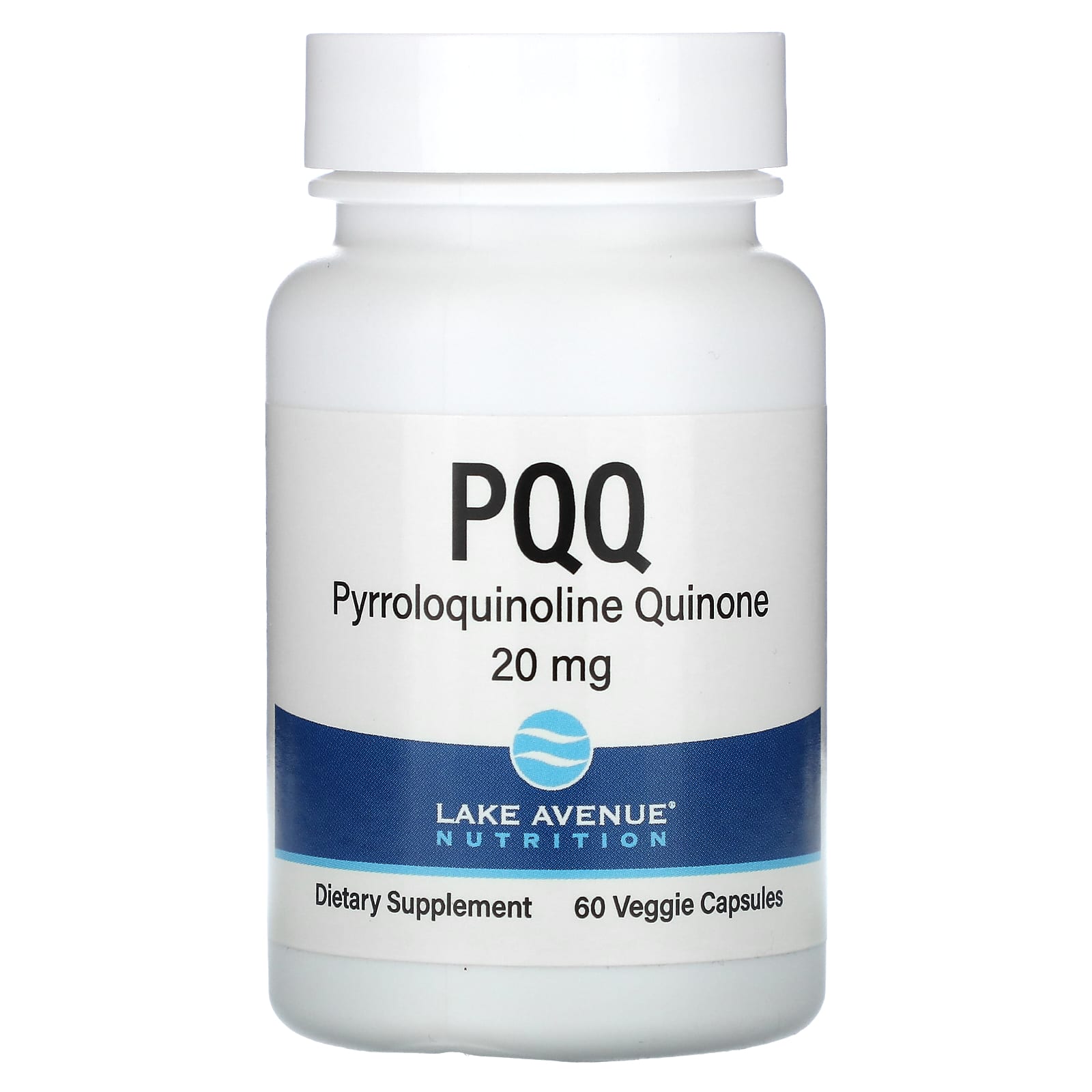 Lake Avenue Nutrition-PQQ-20 mg-60 Veggie Capsules